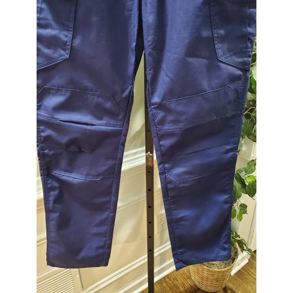 Women's Polyester Zipper Mid Rise Straight Legs Military Cargo Pant L - Picture 5 of 11